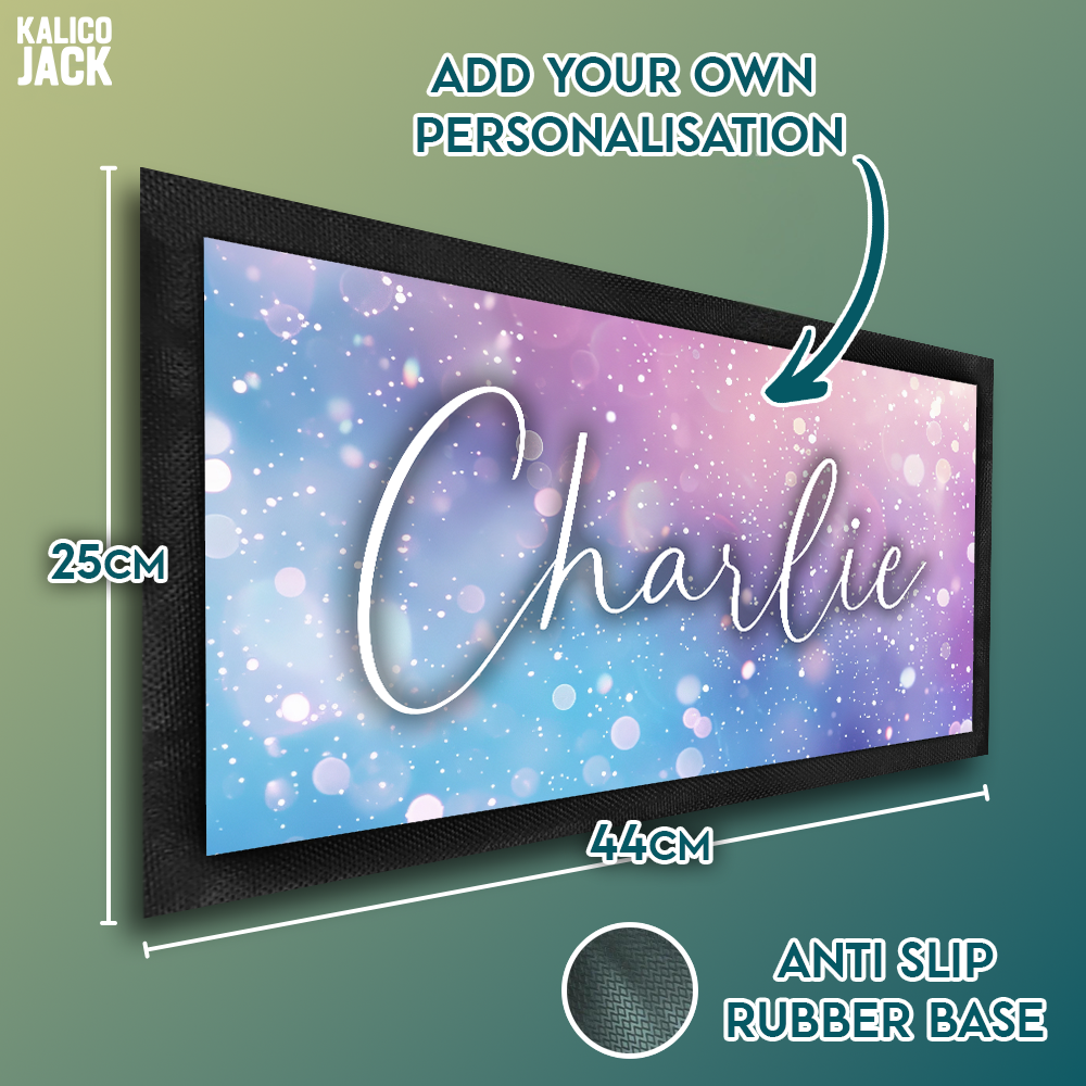 Personalised Pastel Pet Feeding Mat