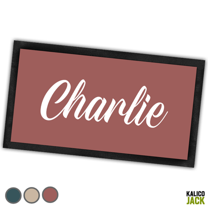 Personalised Name Pet Feeding Mat