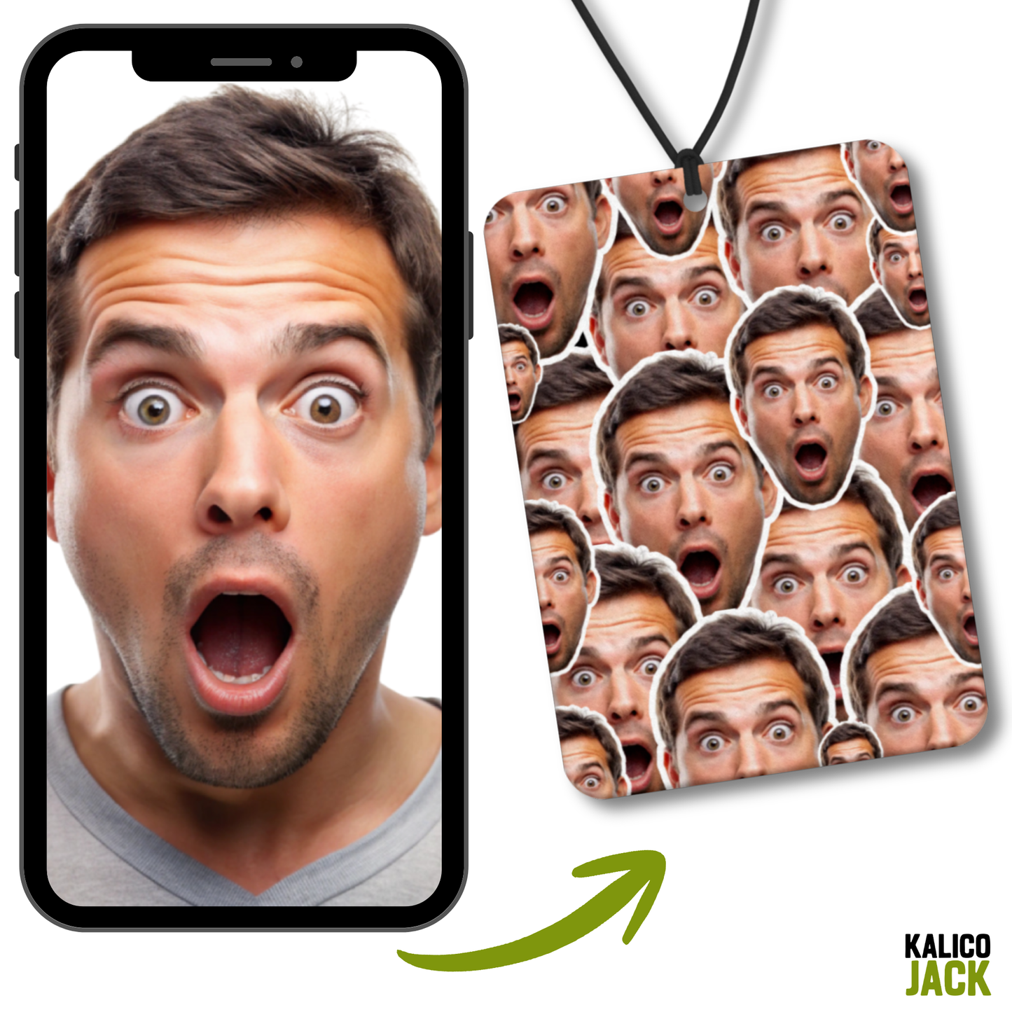 Faces Car Air Freshener